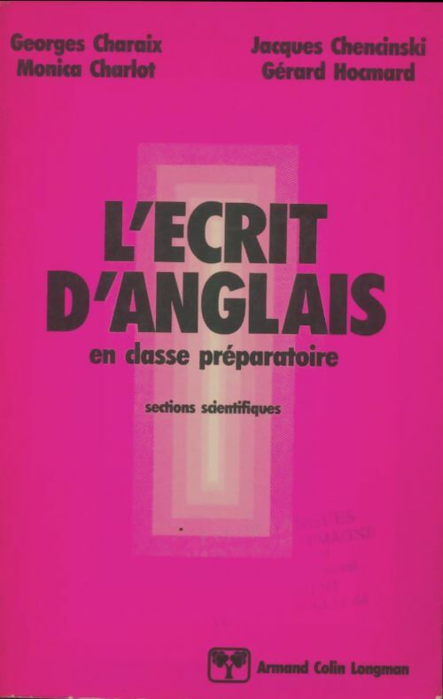 Livrenpoche : L'écrit d'anglais en classe préparatoire - Collectif - Livre