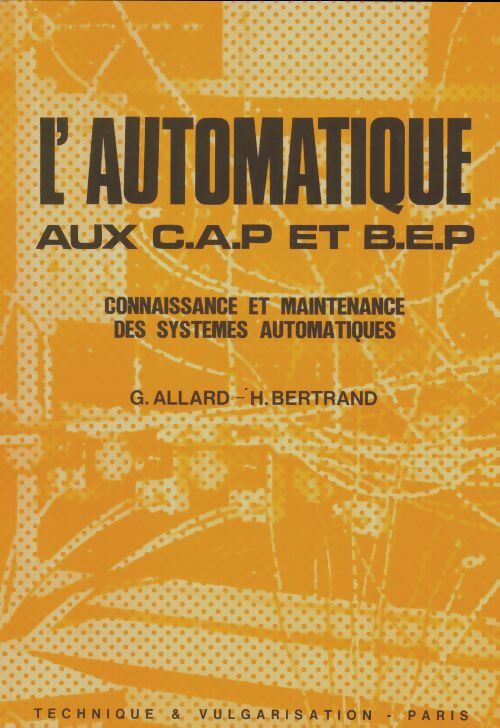 Livrenpoche : L'automatique aux CAP et BEP - G Allard - Livre