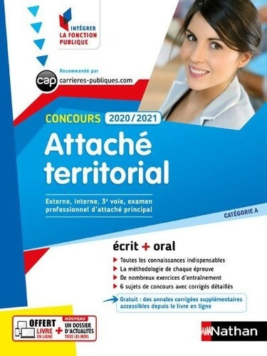 Livrenpoche : Concours Attaché territorial 2020/2021 - N°40 - Catégorie A . 2020 - Jöelle Gauthier - Livre