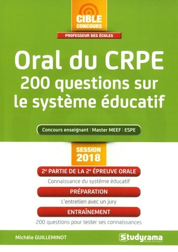 Livrenpoche : Oral du CRPE 200 questions - Michele Guilleminot - Livre