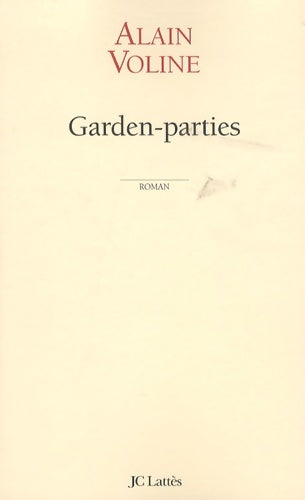 Livrenpoche : Garden parties - Alain Voline - Livre