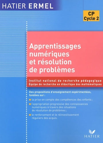 Livrenpoche : Ermel - Apprentissages numériques et résolution de problèmes CP Ed. 2005 - Collectif - Livre