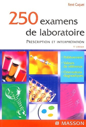 Livrenpoche : 250 examens de laboratoire - Caquet - Livre