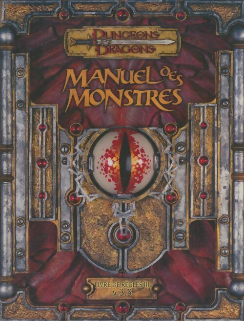 Livrenpoche : Dungeons & dragons livre de règles Tome II : Manuel des monstres - Collectif - Livre