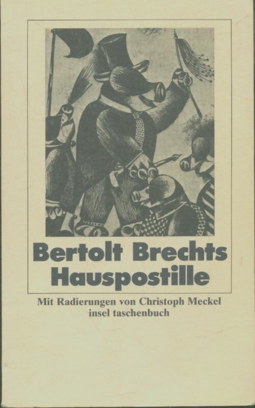 Livrenpoche : Hauspostille - Bertolt Brecht - Livre