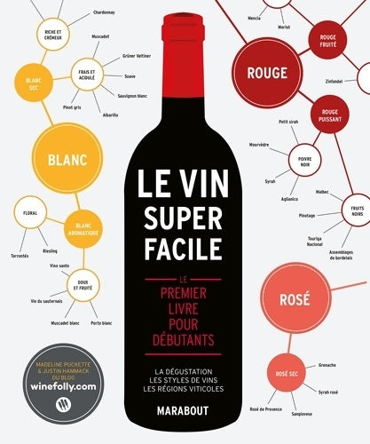 Livrenpoche : Le vin super facile : Le premier livre pour débutants - Madeline Puckette - Livre