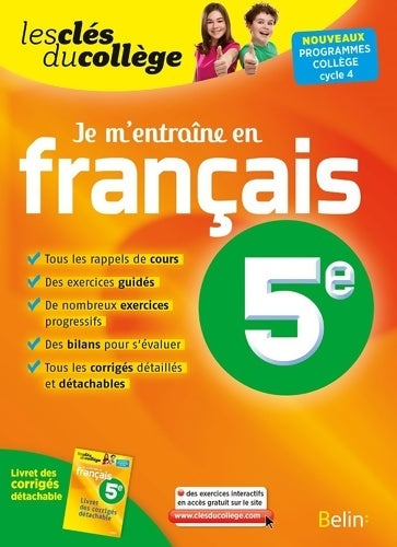 Livrenpoche : Je m'entraîne en Français - 5ème : Les clés du collège - Félicie Ruyant - Livre