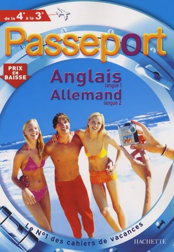 Livrenpoche : Passeport Anglais langue 1 Allemand langue 2 de la 4e à la 3e - Annie Sussel - Livre