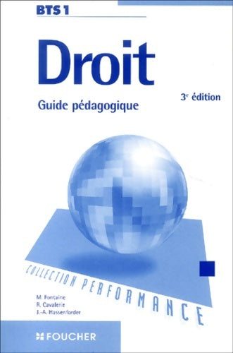 Livrenpoche : Performance : Droit BTS 1ère année - Michelle Fontaine - Livre