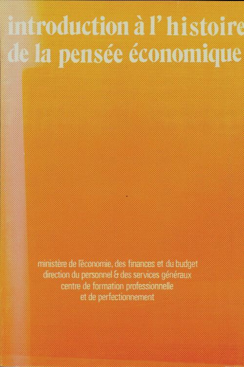 Livrenpoche : Introduction à l'histoire de la pensée économique - Collectif - Livre