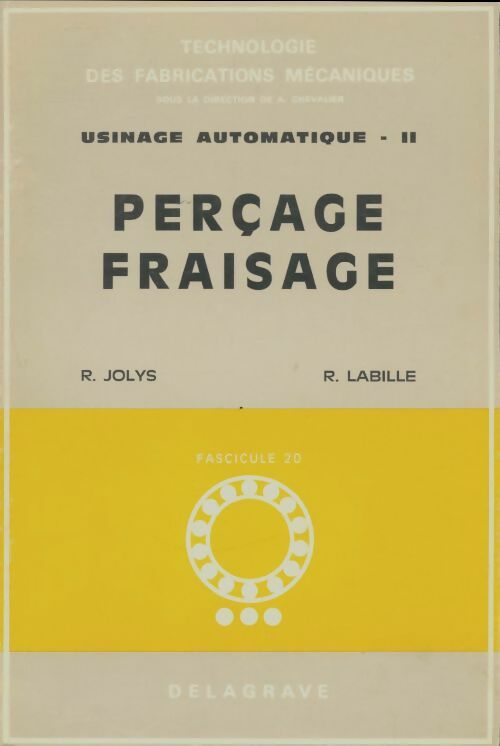 Livrenpoche : Perçage fraisage - R Jolys - Livre