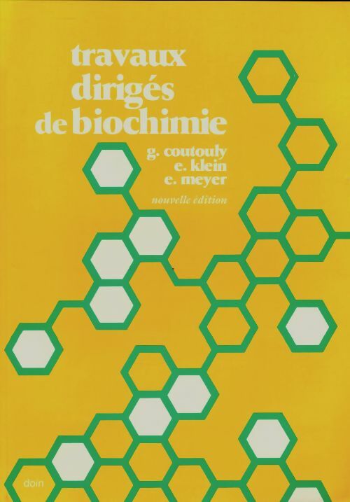 Livrenpoche : Travaux dirigés de biochimie - Gérard Coutouly - Livre