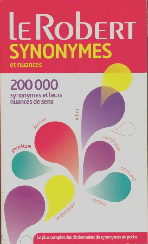 Dictionnaire des synonymes et nuances  - Collectif -  Les usuels du Robert - Poche - Livre