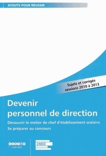 Livrenpoche : Devenir personnel de direction 2013 - Collectif - Livre