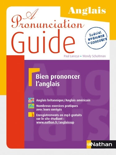 Livrenpoche : A Pronunciation Guide - Bien prononcer l'anglais - Paul Larreya - Livre