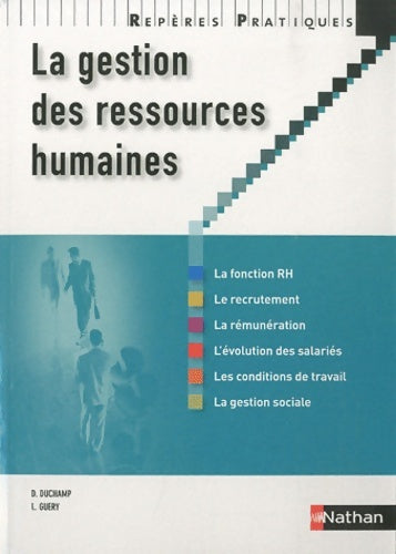 Livrenpoche : GESTION RESSOURCES HUMAINES 11 - David Duchamp - Livre