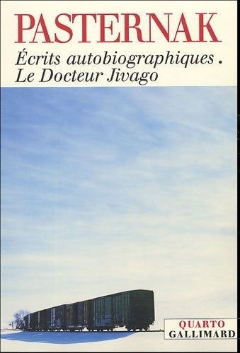 Livrenpoche : Écrits autobiographiques - Le Docteur Jivago - Boris Pasternak - Livre