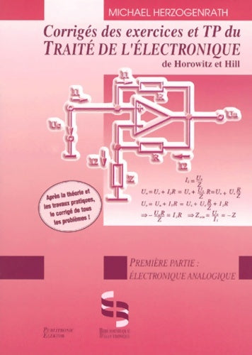 Livrenpoche : Corrigé des exercices et TP du traité de l'électronique - Herzogenrath - Livre
