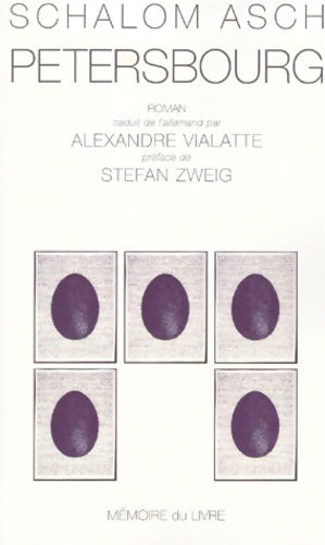 Livrenpoche : Pétersbourg - ASCH-S - Livre
