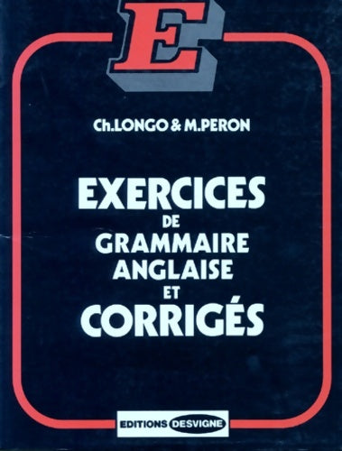 Livrenpoche : Exercices de grammaire anglaise et corrigés - M. Peron - Livre