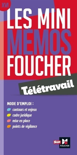 Livrenpoche : Les mini memos Foucher - Télétravail - Révision - Léa Rasolo - Livre