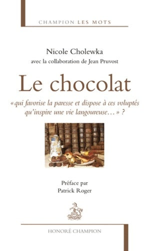 Livrenpoche : Le Chocolat - Nicole Cholewka - Livre