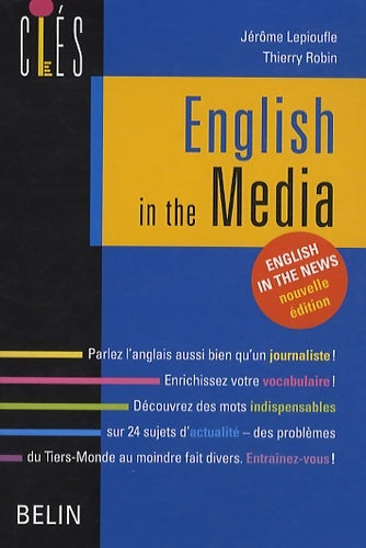 Livrenpoche : English in the Media - Jérôme Lepioufle - Livre