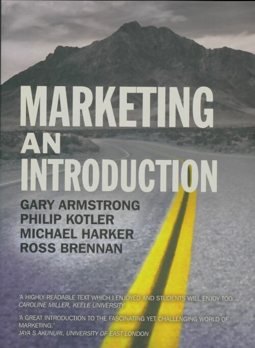 Marketing an introduction - Gary Armstrong -  Pearson éducation limited - Livre