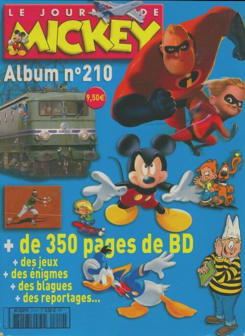 Livrenpoche : Album du journal de Mickey n°210 - Collectif - Livre