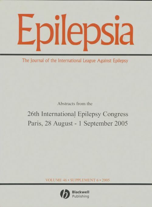 Livrenpoche : Epilepsia volume 46 supplement 6 - Collectif - Livre