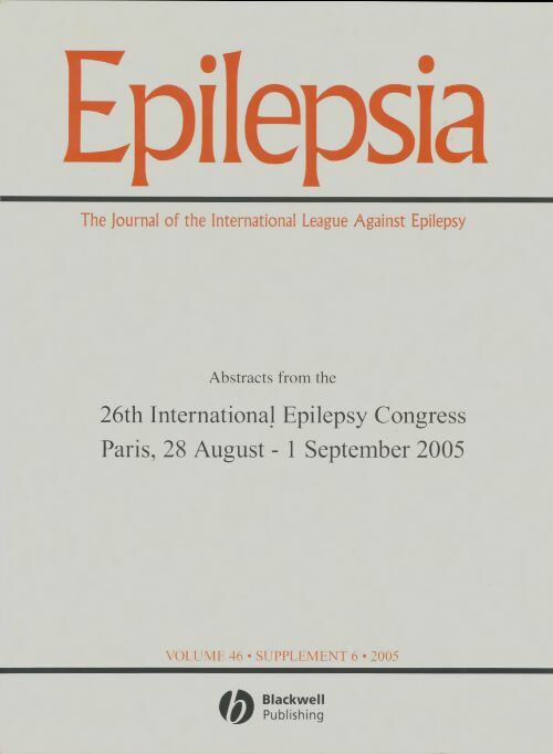Epilepsia volume 46 supplement 6 - Collectif -  Blackwell GF - Livre