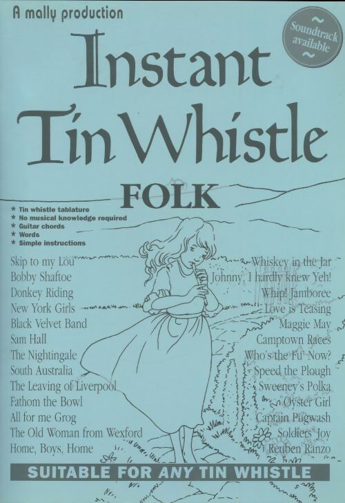 Instant Tin whistle folk - Collectif -  A mally production - Livre