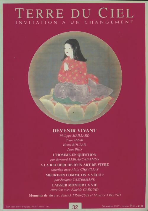 Livrenpoche : Terre du ciel n°32 : Devenir vivant - Collectif - Livre