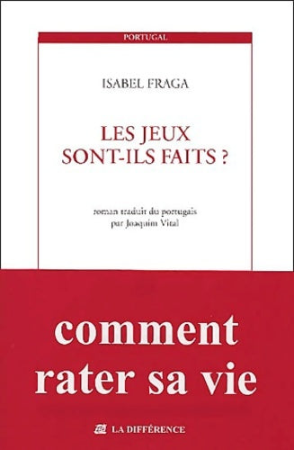 Livrenpoche : Les jeux sont-ils faits ? - Isabel Fraga - Livre