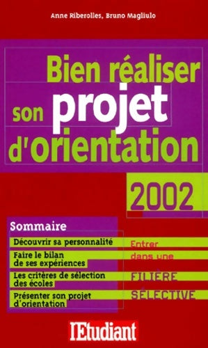Livrenpoche : Bierealiser Son Projet D'Orientation - Bruno Magliulo - Livre