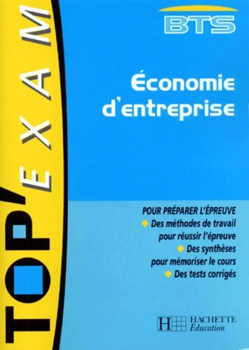 Livrenpoche : économie d'entreprise BTS - Soret - Livre