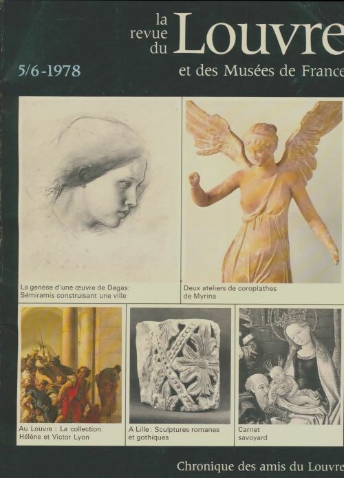 La revue du Louvre 1978 n°5/6 - Collectif -  La revue du Louvre et des musées de France - Livre