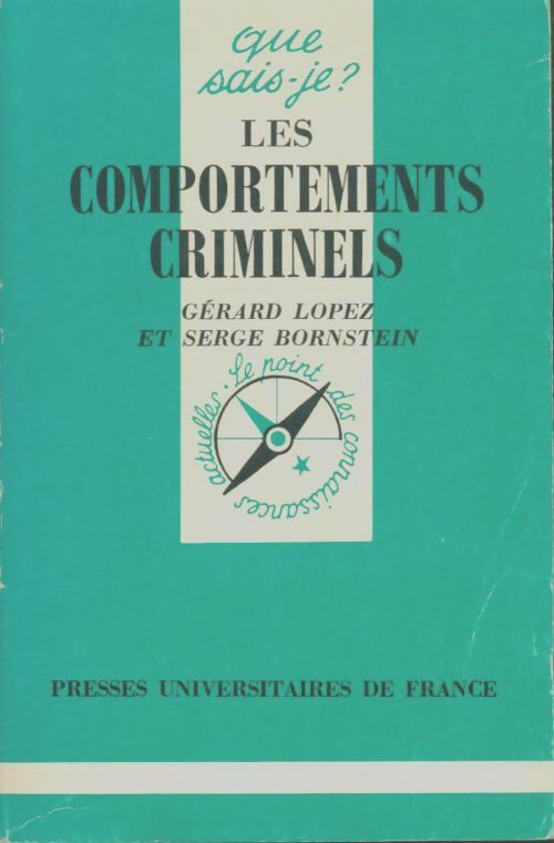 Livrenpoche : Les comportements criminels - Gérard Lopez - Livre