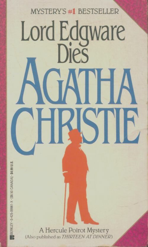 Livrenpoche : Lord Edgware dies - Agatha Christie - Livre