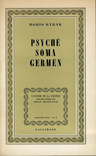 Livrenpoche : Psyché soma germen - Boris Rybak - Livre
