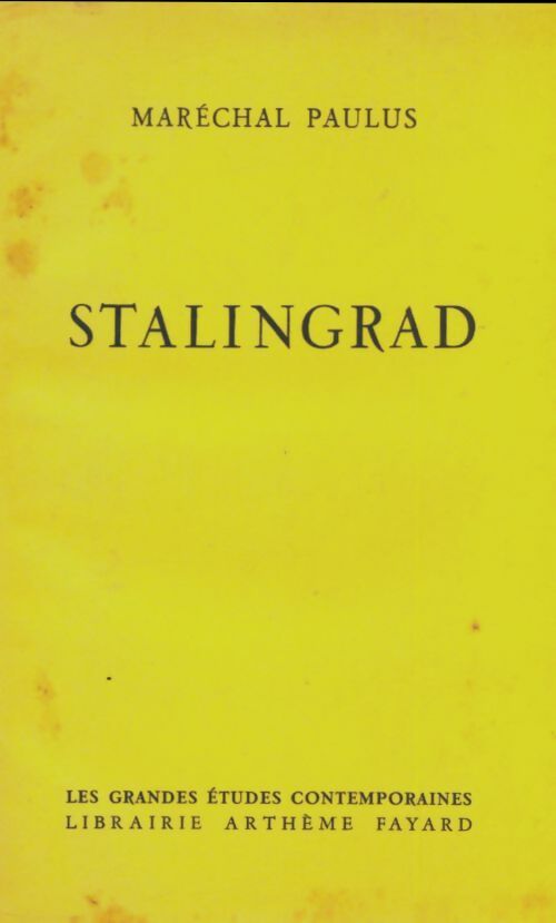 Livrenpoche : Stalingrad - Maréchal Paulus - Livre