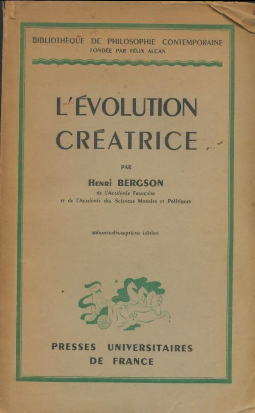 Livrenpoche : L'évolution créatrice - Henri Bergson - Livre