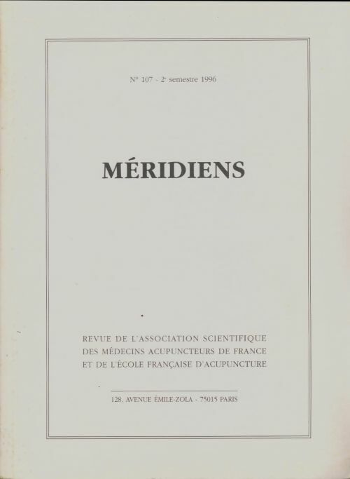 Méridiens n°107 - Collectif -  Méridiens - Livre