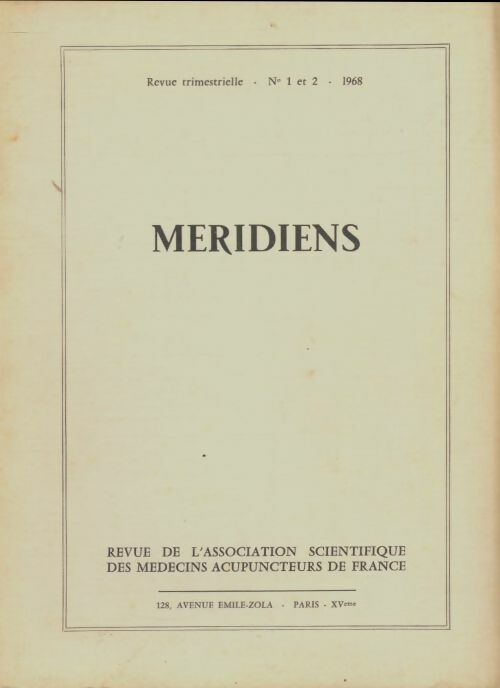 Livrenpoche : Méridiens n°1-2 - Collectif - Livre