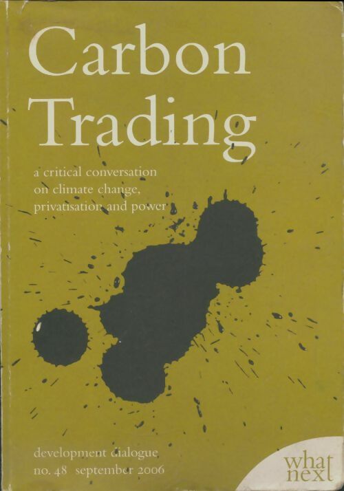 Livrenpoche : Development dialogue n°48 : Carbon trading - Collectif - Livre