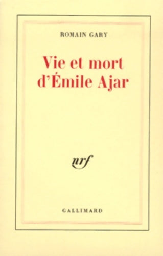 Livrenpoche : Vie et mort d'Émile Ajar - Romain Gary - Livre