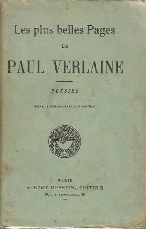 Livrenpoche : Les plus belles pages - Paul Verlaine - Livre