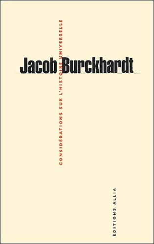 Livrenpoche : Considérations sur l'histoire universelle - Jacob Burckhardt - Livre