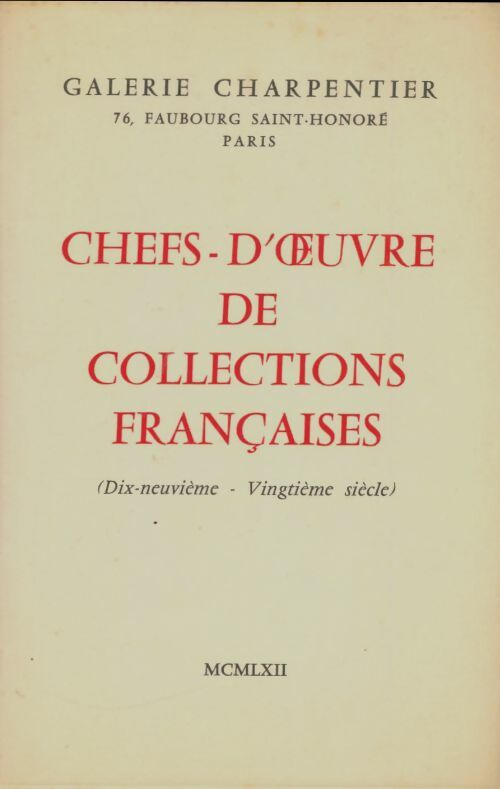 Livrenpoche : Chefs-d'oeuvre de collections françaises - Collectif - Livre