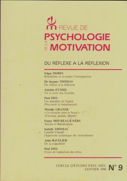 Livrenpoche : Revue de psychologie de la motivation n°9 - Collectif - Livre